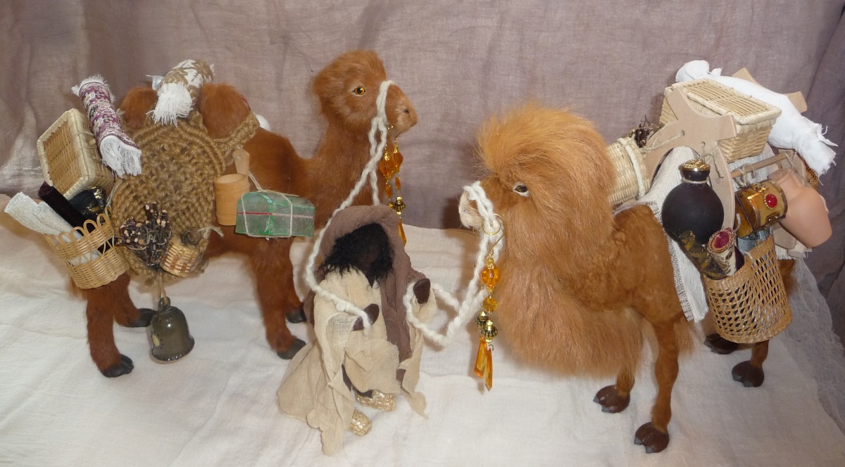 Kamel beladen Egli-Figur, Königskamel für Erzählfiguren